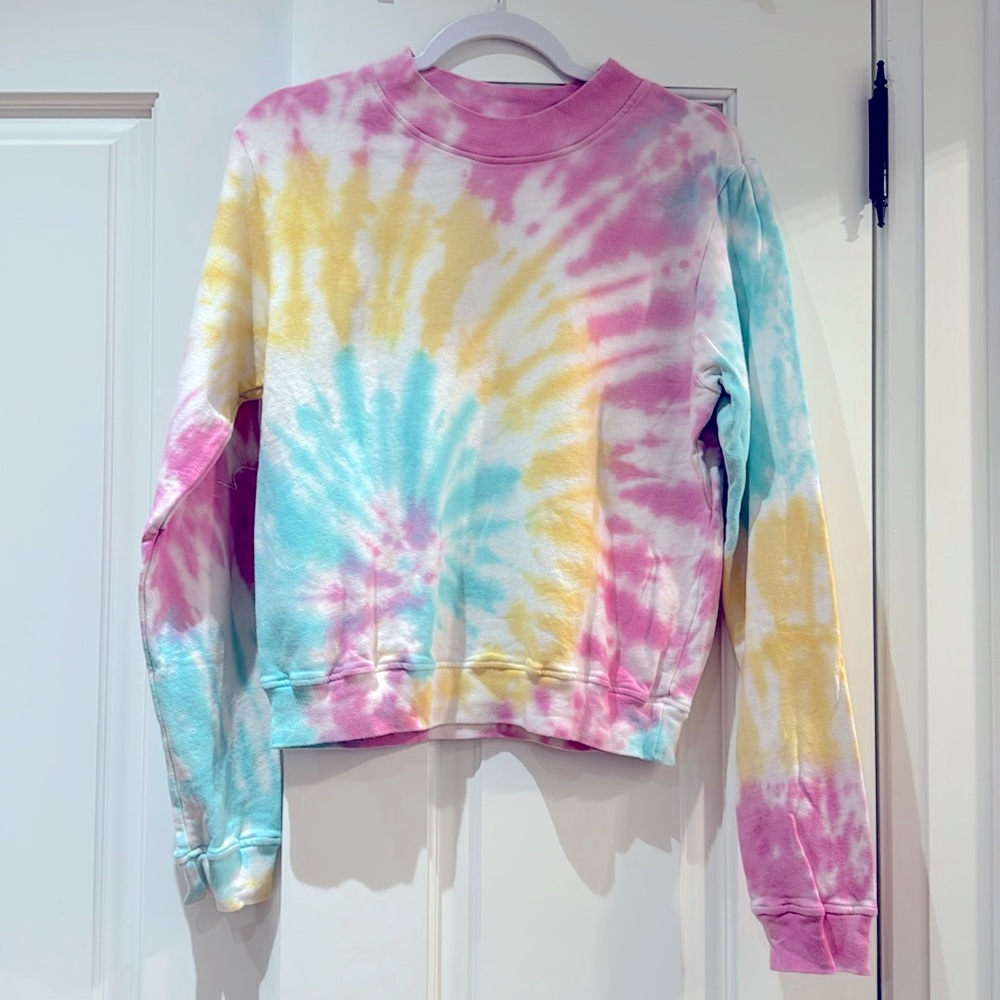 Strut This Tie Dye Sweatshirt - Size XS